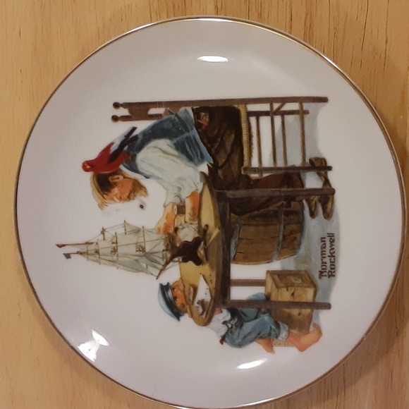 Norman Rockwell -For A Good  Boy- Authentic 1984 Plate Norman Rockwell Museum - Picture 1 of 13